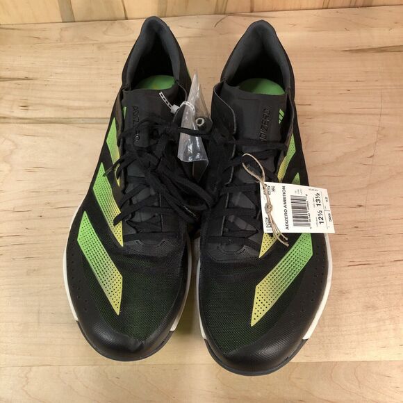 Adidas Adizero Ambition Athletic Black Green Track Spikes GY8401 Men's Size 12.5 - Picture 4 of 10
